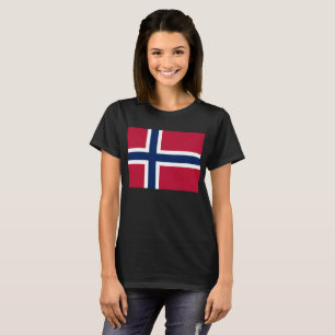 T-shirt Drapeau de la Norvège