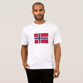 T-shirt Drapeau de la Norvège (Devant entier)