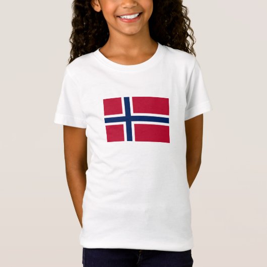 T-Shirt Drapeau de la Norvège (Devant)