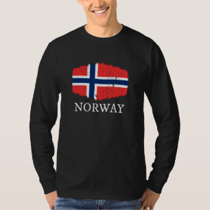 T-shirt Drapeau de la Norvège