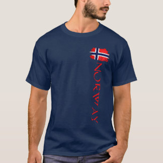 T-shirt Drapeau de la Norvège Nordique Noruega