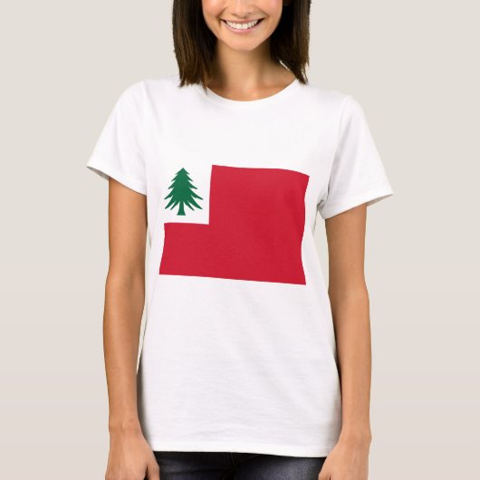 T-shirt Drapeau de la Nouvelle-Angleterre (Devant)