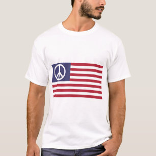 T-shirt Drapeau de la paix des États-Unis
