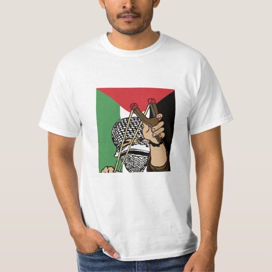 T-shirt Drapeau de la Palestine (Devant)