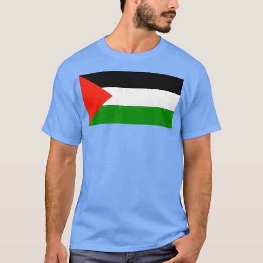 T-shirt Drapeau de la Palestine Premium (Devant)