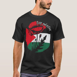 T-shirt Drapeau de la Palestine rétro 2