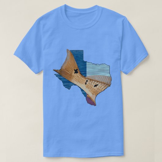 T-shirt Drapeau de la pêche (Design devant)