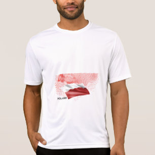 T-shirt Drapeau de la Pologne