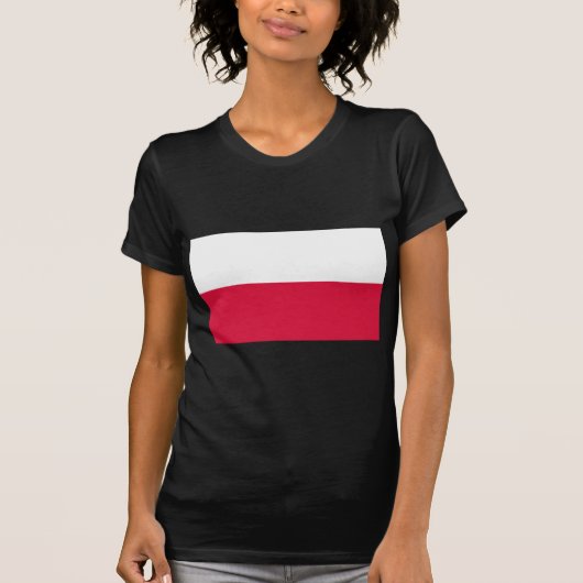 T-shirt Drapeau de la Pologne (Devant)