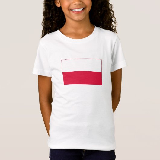 T-Shirt Drapeau de la Pologne (Devant)
