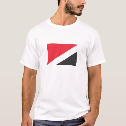 T-shirt Drapeau de la Principauté de Sealand (Devant)