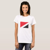 T-shirt Drapeau de la Principauté de Sealand (Devant entier)