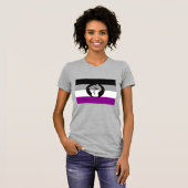 T-shirt Drapeau de la protestation sexuelle (Devant entier)
