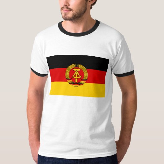 T-shirt Drapeau de la RDA république Démocratique (Devant)