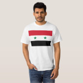 T-shirt Drapeau de la République arabe syrienne - Drapeau  (Devant entier)
