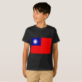 T-shirt Drapeau de la République de Chine (Taïwan) - (Devant entier)