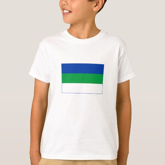 T-shirt Drapeau de la République de Komi (Devant)