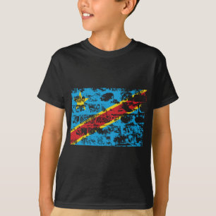 T-shirt Drapeau de la République démocratique du Congo