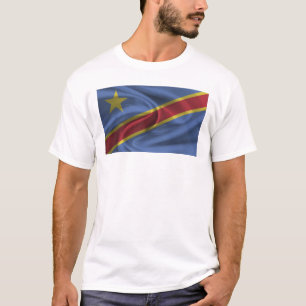 T-shirt Drapeau De La République Démocratique Du Congo