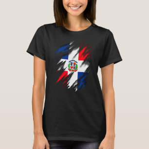 T-shirt Drapeau de la République Dominicaine