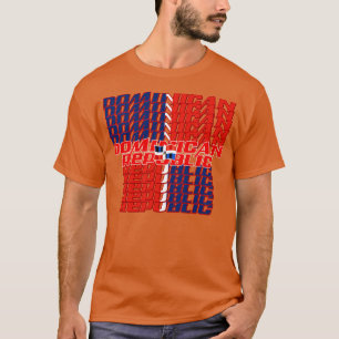T-shirt Drapeau de la République Dominicaine 2