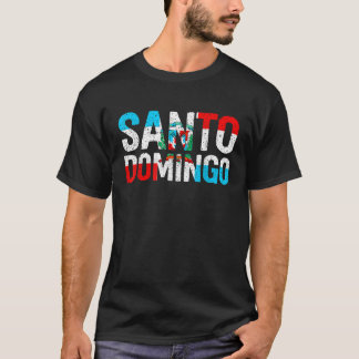 T-shirt Drapeau de la République dominicaine de Saint-Domi