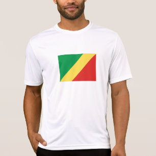 T-shirt Drapeau de la République du Congo