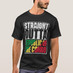 T-shirt Drapeau de la République du Congo