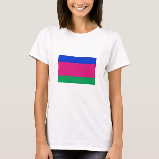 T-shirt Drapeau de la République populaire du Kuban (Devant)