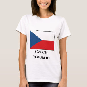 T-shirt Drapeau de la République tchèque
