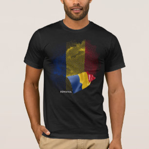 T-shirt Drapeau de la Roumanie