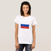 T-shirt Drapeau de la Russie (Devant entier)
