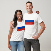 T-shirt Drapeau de la Russie (Unisexe)
