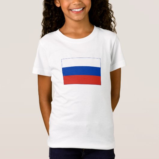 T-Shirt Drapeau de la Russie (Devant)
