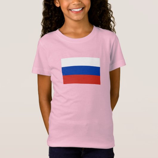 T-Shirt Drapeau de la Russie (Devant)