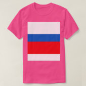 T-shirt Drapeau de la Russie (Design devant)