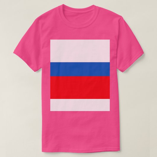 T-shirt Drapeau de la Russie (Design devant)