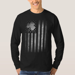 T-shirt Drapeau de la Saint-Patricks - Vintage irlandais-a
