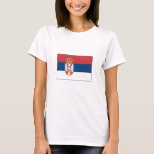 T-shirt Drapeau de la Serbie