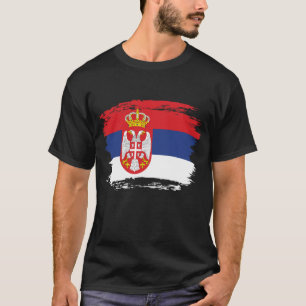 T-shirt Drapeau de la Serbie