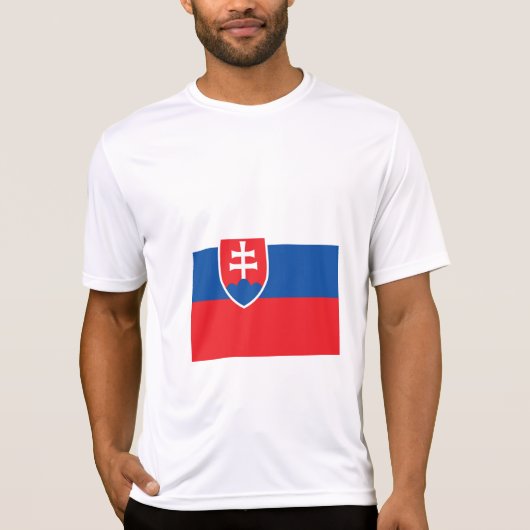 T-shirt Drapeau de la Slovaquie (Devant)