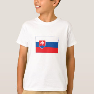 T-shirt Drapeau de la Slovaquie