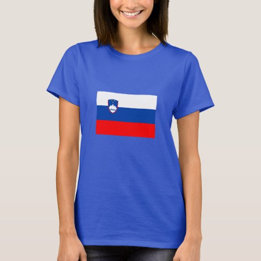 T-shirt Drapeau de la Slovénie (Devant)
