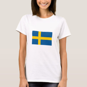 T-shirt Drapeau de la Suède