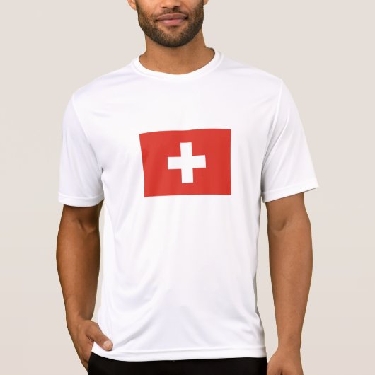 T-shirt Drapeau de la Suisse (Devant)