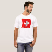 T-shirt Drapeau de la Suisse (Devant entier)
