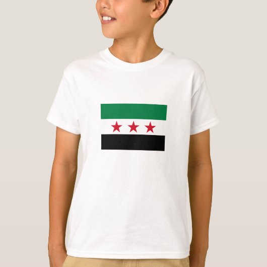 T-shirt Drapeau de la Syrie (Devant)