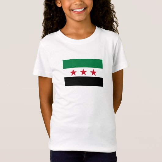 T-Shirt Drapeau de la Syrie (Devant)