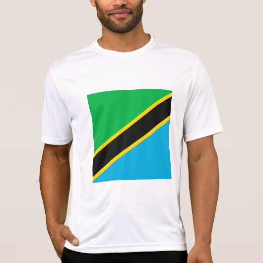 T-shirt Drapeau de la Tanzanie (Devant)
