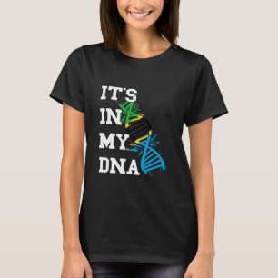 T-shirt Drapeau de la Tanzanie C'est dans ma molécule d'AD